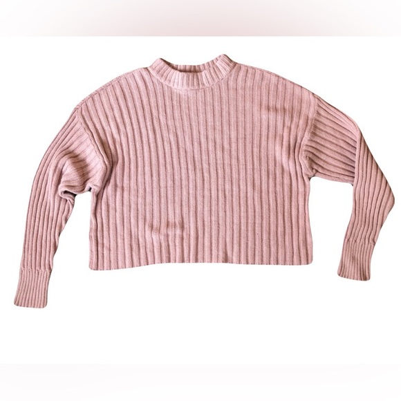 ❕American Eagle Knit Pink Sweater - Picture 1 of 3
